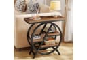 Tribesigns Beistelltisch 65cm Couchtisch mit 3 Ablagen Metallrahmen Bild 1