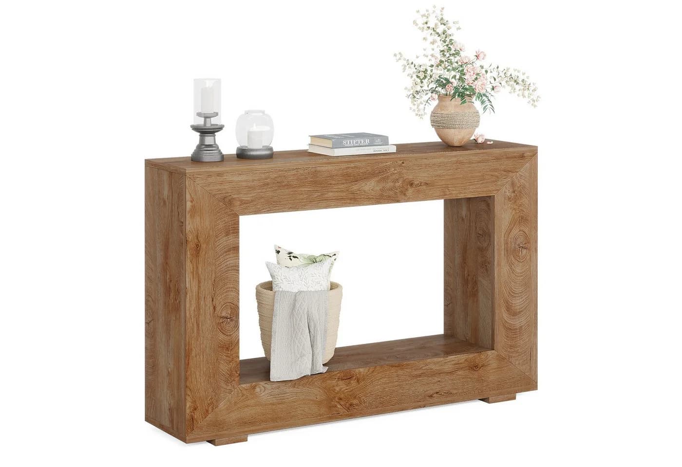Tribesigns Konsolentisch 120 x 30 x 83,5 cm Beistelltisch Flurtisch Sofatisch - Bild 2
