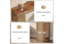 Tribesigns Konsolentisch 160 x 29,5 x 85 cm Beistelltisch Flurtisch Braun Bild 5