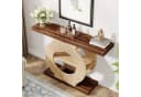 Tribesigns Konsolentisch Flurtisch mit Lagerung 100 cm Holz Bild 5
