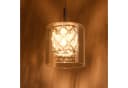 ZMH Pendelleuchte Esszimmer 1 Flammig Nachttisch G9 Kristall Glas Hängelampe Treppenhaus Bild 5