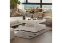 radelldar Couchtisch mit 2 Schubladen, LED & Fernsteuerung matt 78x78x40cm Bild 4