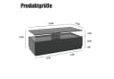 radelldar Couchtisch mit LED-Beleuchtung 108x50x40cm Bild 1