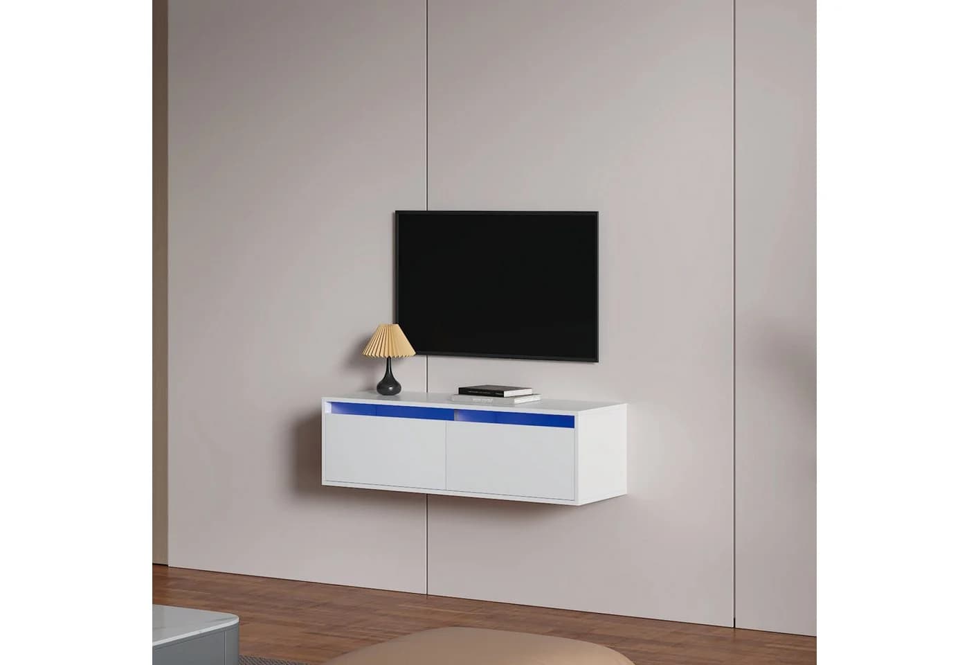 Radelldar LED TV-Lowboard Modernes TV-Board mit 2 Türen - Bild 5