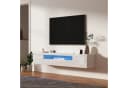 radelldar Lowboard 180cm Hochglanz mit LED-Beleuchtung und Stauraum Bild 4
