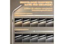 ZMH LED Stehlampe Dimmbar Schwarz/Weiß 11W 360° Flexibler Schwanenhals Bild 5