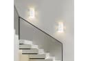 ZMH Wandleuchte Innen Modern Gipsleuchte E14 Weiß Bild 5