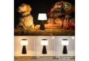 ZMH LED Tischleuchte Kabellos Dimmbar Schwarz 3000-6500K Bild 4