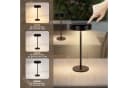 ZMH LED Tischleuchte Kabellos Solar Akku Nachttischlampe Touch Dimmbar 3000-6500K Bild 4