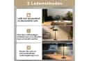ZMH LED Tischleuchte Kabellos Solar Akku Nachttischlampe Touch Dimmbar 3000-6500K Bild 5