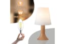ZMH Tischleuchte mit Kabel - E14 Tischlampe 2er Set Bild 3