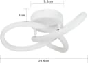 ZMH LED Deckenleuchte 3 Blatten 20W Warmweiß 25cm Bild 4