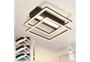 ZMH LED Deckenleuchte Doppelrahmen Schwarz CCT dimmbar mit Fernbedienung Bild 2
