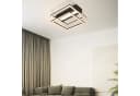 ZMH LED Deckenleuchte Doppelrahmen Schwarz CCT dimmbar mit Fernbedienung Bild 5