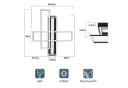 ZMH LED Deckenleuchte Schwarz Dimmbar Modern Design Fernbedienung Bild 4