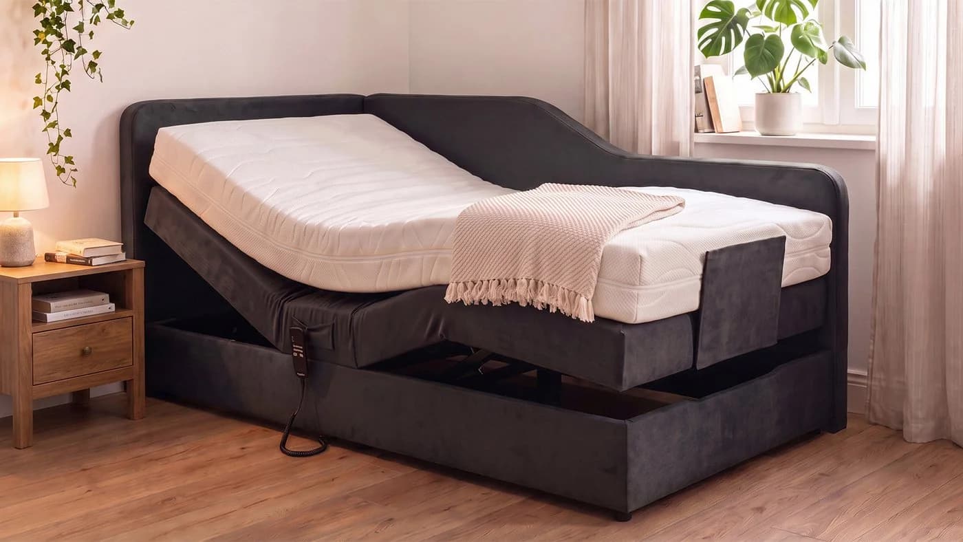 PAARA Boxspringbett Alexandria elektrisch verstellbar mit Motor und Topper - Bild 2