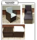 Ragnarök Möbel-Design Garten-Essgruppe Heimdall 10-tlg. Braun/Alu Bild 1