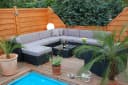 Ragnarök Möbel-Design Gartenlounge-Set Narvik Ecklounge Polyrattan Alu Bild 4