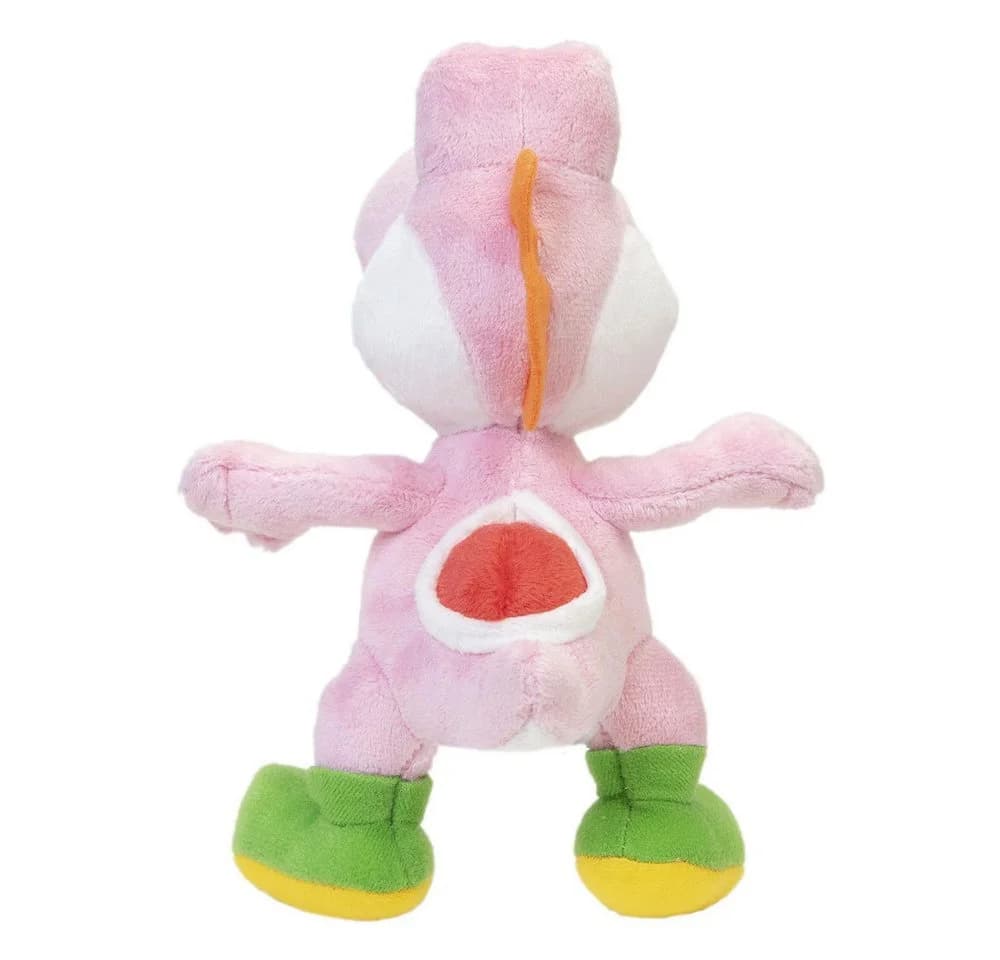 Super Mario Plüschfigur Yoshi stehend pink, 20 cm - Bild 4