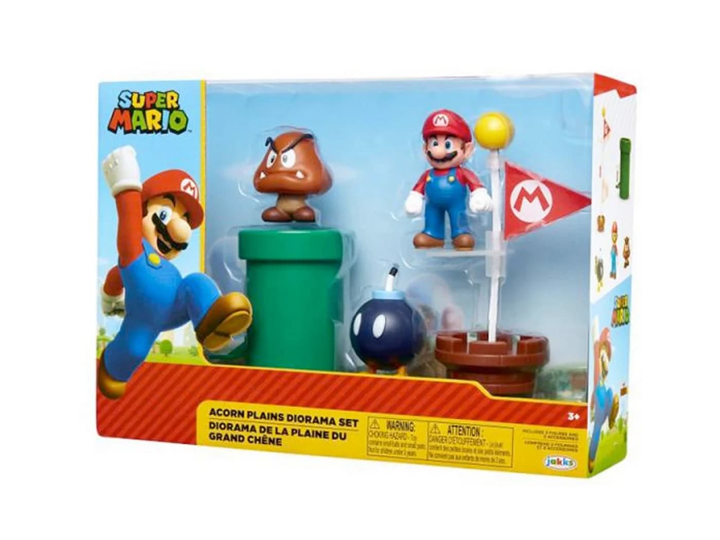 Super Mario Actionfigur Nintendo Super Mario Acorn Plains Diorama Set 5-tlg. - Bild 3
