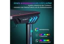 SONNI Gamingtisch 140 cm mit RGB-LED-Beleuchtung Bild 1