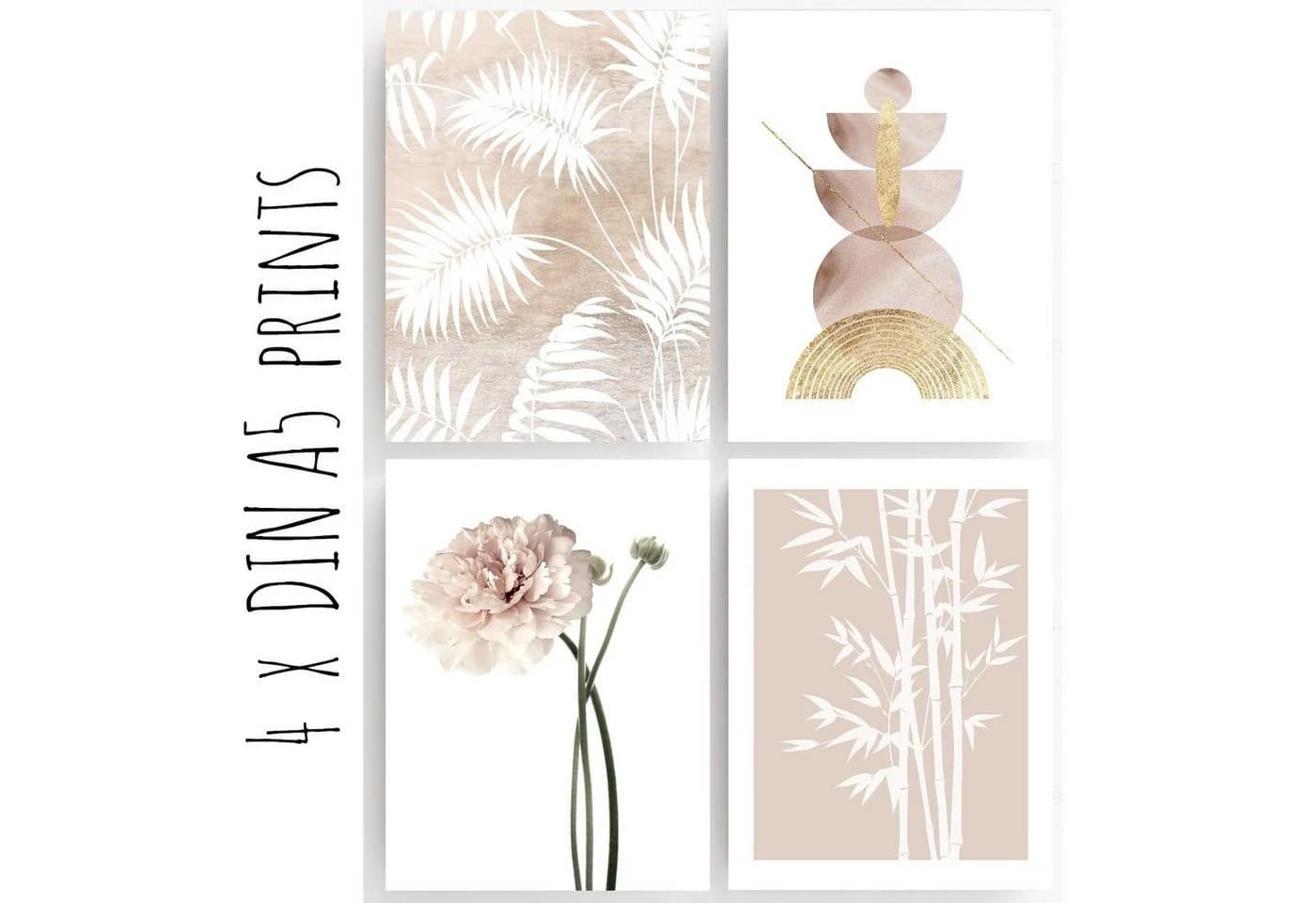 homestyle-accessoires Poster Bilder Set 10-tlg. LOVE MAKES A HOUSE A HOME - Bild 5