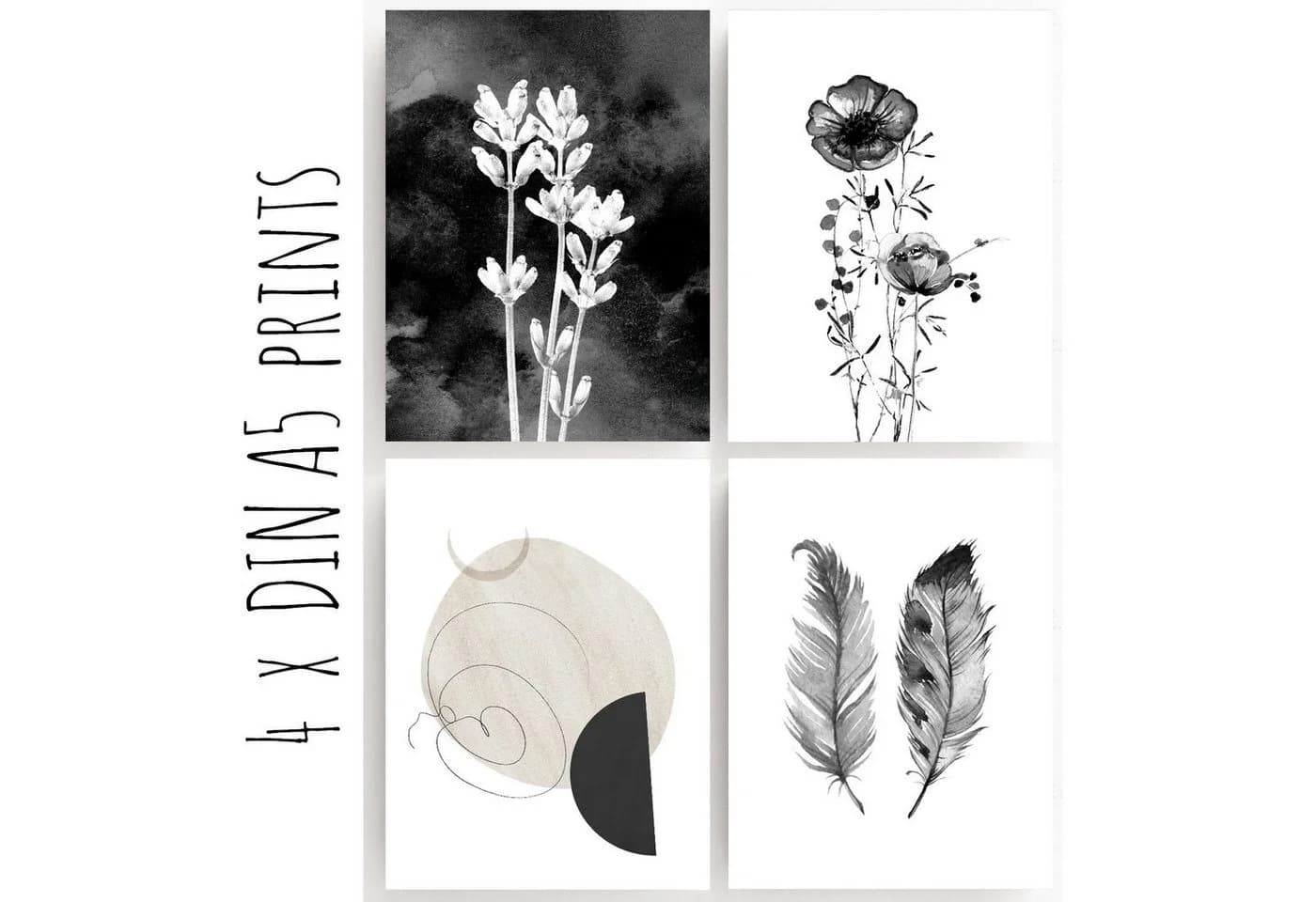 homestyle-accessoires Poster 10er-Set LOVE DANDELION Pusteblumen - Bild 4