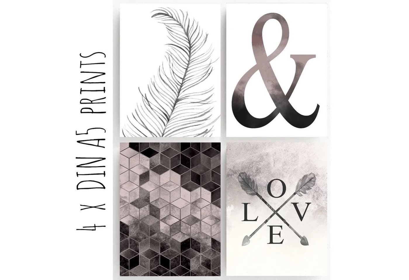 homestyle-accessoires Poster Bilderwand Set 10 St. Modern - Bild 5