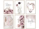 homestyle-accessoires Poster Bilder Wandbilder Bilderset 6er-Set Bild 2