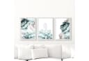 homestyle-accessoires Poster 3er Set Türkis HOME IS A FEELING Bild 1
