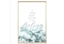 homestyle-accessoires Poster 3er Set Türkis HOME IS A FEELING Bild 5