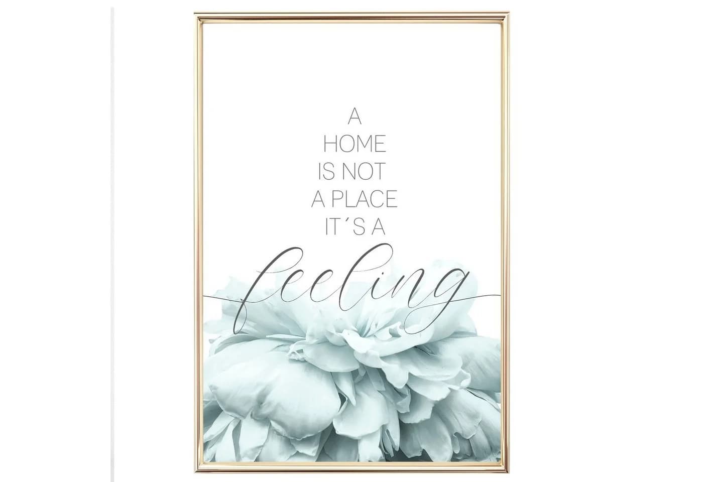 homestyle-accessoires Poster 3er Set Türkis HOME IS A FEELING - Bild 5