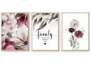 homestyle-accessoires Bilderset FAMILY IS A LITTLE WORLD - LOVE 3er Set Bild 2
