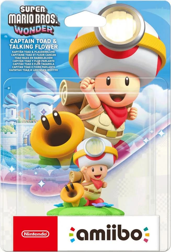 Nintendo Switch amiibo Figur Kapitän Toad & Plauderblume Bunt - Bild 2
