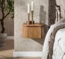 Maison ESTO Wandnachttisch LAWELL XS hängend beige mit 1 Schublade Bild 5