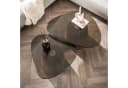 LEVEN Lifestyle Couchtisch-Set KANSO 2-tlg. Rauchglas Eichenoptik Bild 3