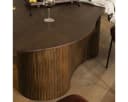 Maison ESTO Esstisch oval organische Form Mango massiv Holz Bild 5