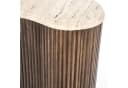 LEVEN Lifestyle Couchtisch LARIE Travertin Holz Bild 3