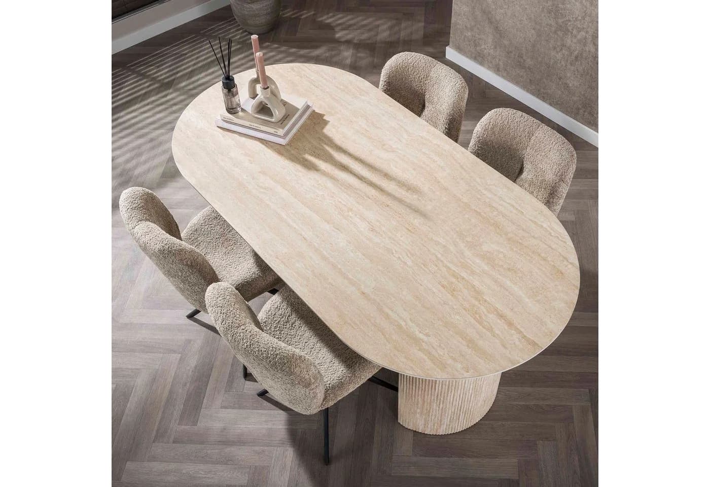 LEVEN Lifestyle Esstisch FLORENZO 180 cm oval