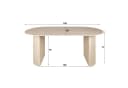LEVEN Lifestyle Esstisch FLORENZO 180 cm oval Bild 4