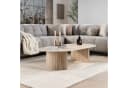 LEVEN Lifestyle Couchtisch FLORENZO Travertin-Optik Keramik Bild 1
