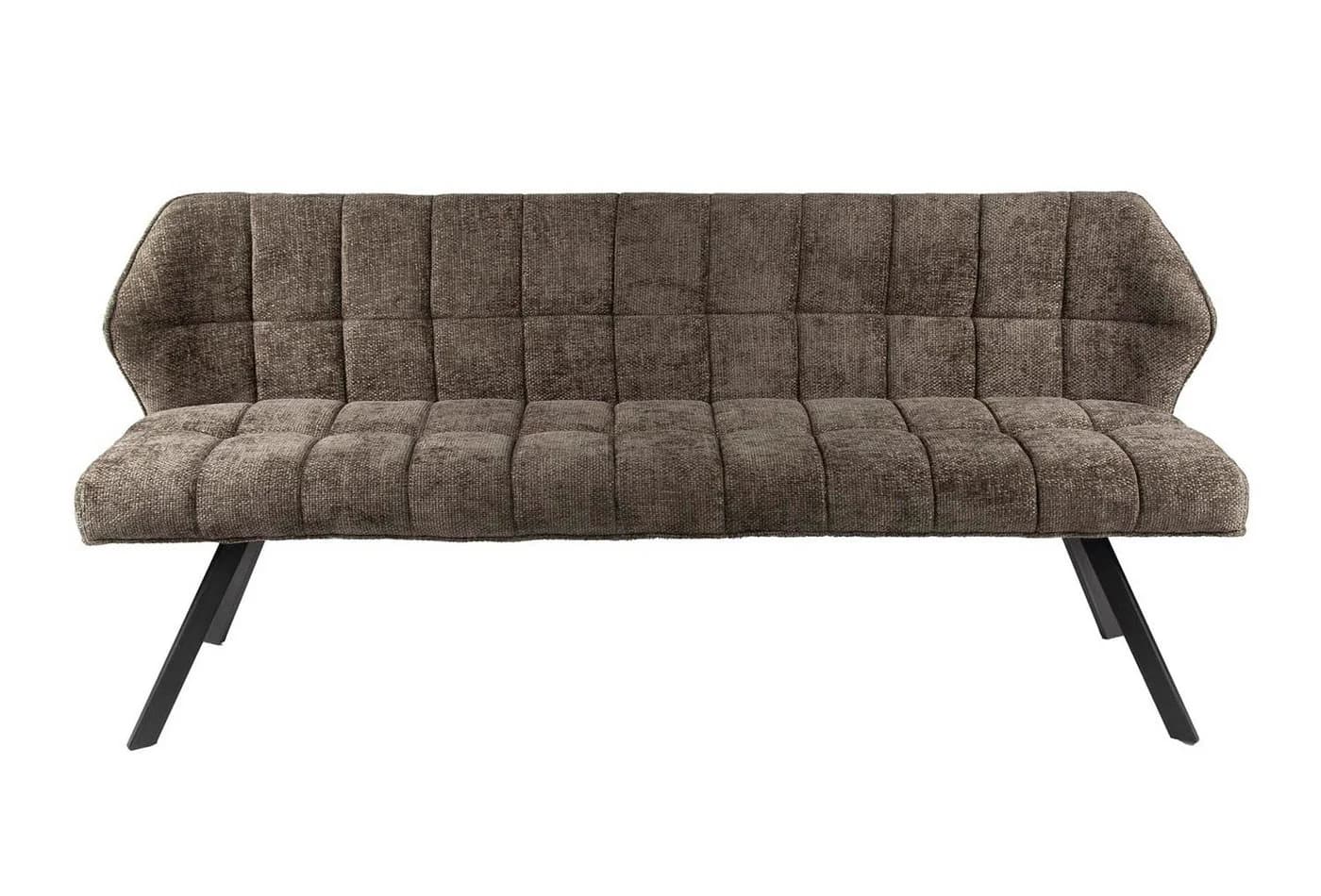 LEVEN Lifestyle Essbank RIGO 180 cm mit Rückenlehne Küchenbank weicher Chenille