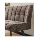 LEVEN Lifestyle Essbank RIGO 180 cm mit Rückenlehne Küchenbank weicher Chenille Bild 3
