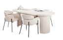 LEVEN Lifestyle Esstisch ASTONE oval Marmorverbundstoff Esszimmertisch 215 x 90 cm Bild 2