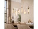leven! Annekathrin Storkebaum LED Pendelleuchte LUMERO 6-flammig Glas beige Bild 2