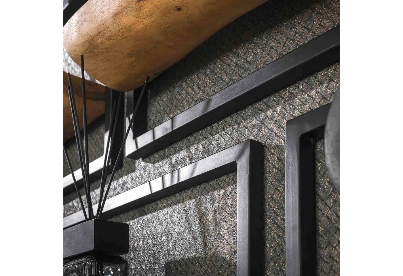 LEVEN Lifestyle Wandregal 5'er Set Wandregal mit Baumkante aus Holz - Bild 4