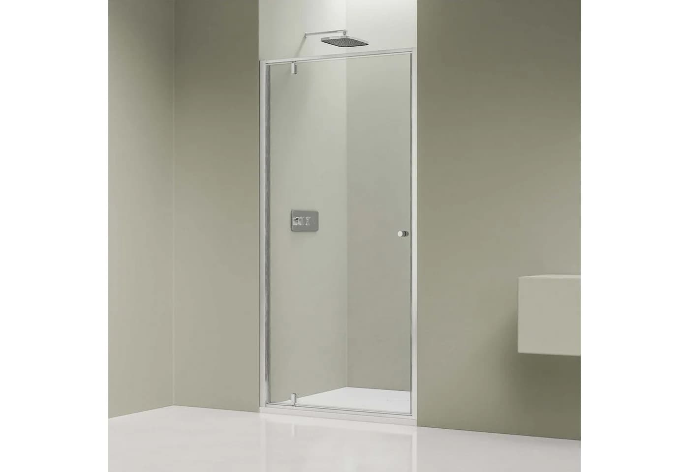 Bernstein Duschwand NT604 FLEX Nischendusche ESG Glas Nano - Bild 2