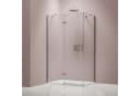 Bernstein Eckdusche NT403 90x80 cm Links ESG Glas Nano Bild 1