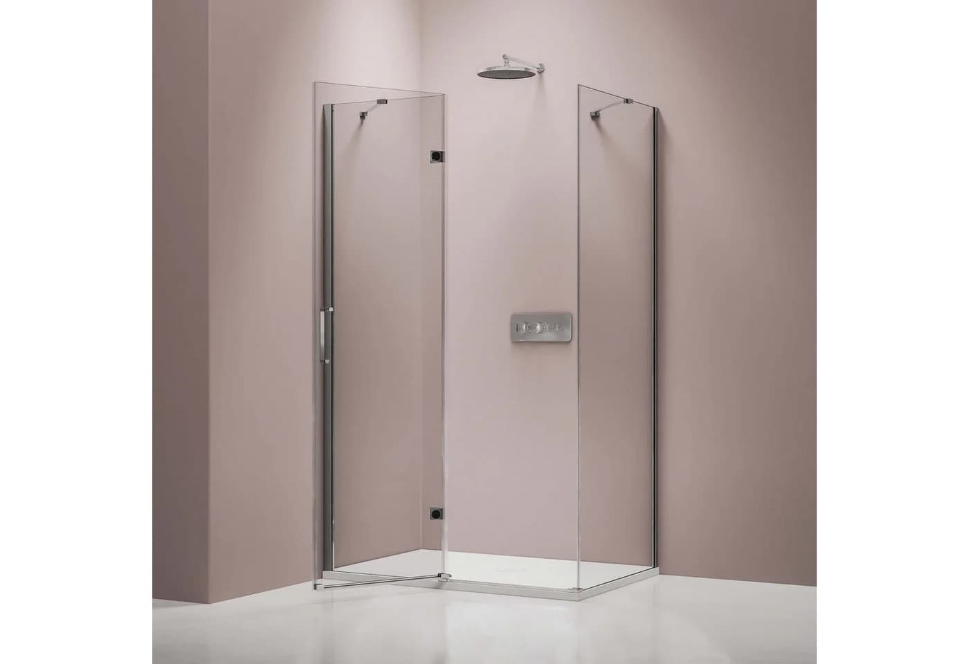 Bernstein Eckdusche NT403 90x80 cm Links ESG Glas Nano - Bild 2