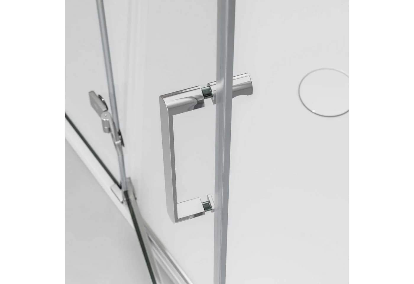 Bernstein Eckdusche NT403 90x80 cm Links ESG Glas Nano - Bild 5